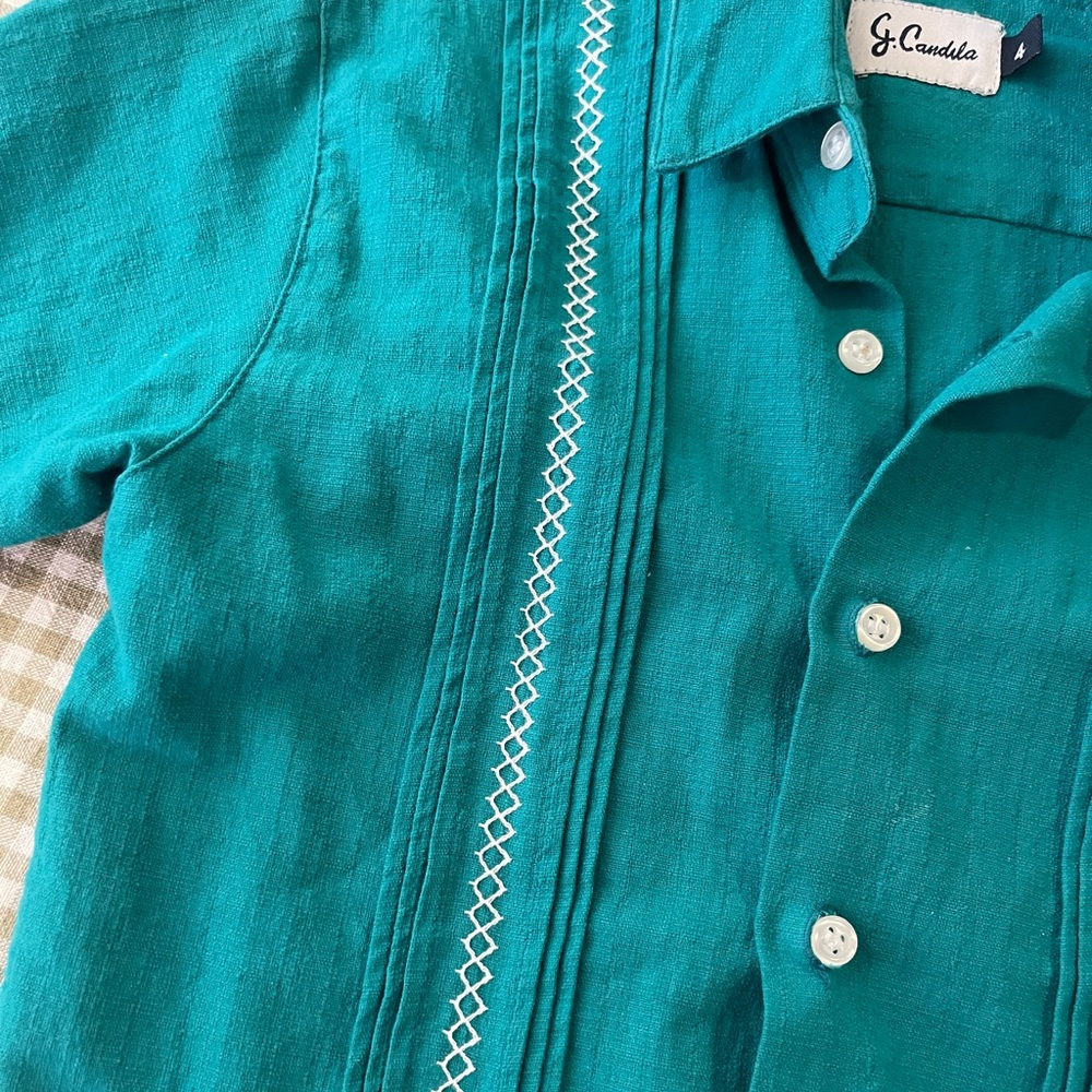 Handmade Guayabera Size 4T - Picture 3 of 3